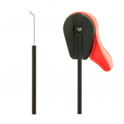 Câble d'accélérateur de tondeuse à gazon avec levier d'étranglement Tondeuse  à gazon Entraînement Câble Tondeuse Accessoires Tondeuse à gazon  Accessoires (1set, Noir Rouge)