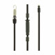 Cable traction pour GGP TU 454 TR, TU504 TR, TU554 TR. Boitier de traction noir