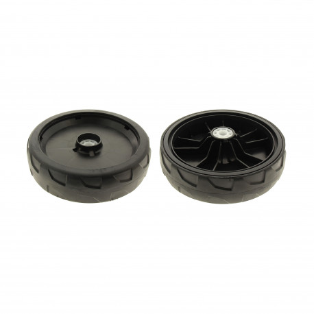 Roue diamètre 180 mm pour tondeuse à gazon fabrication GGP Roue diamètre 180 mm pour tondeuse à gazon fabrication GGP