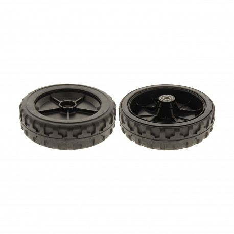 Roue 210 mm pour tondeuse à gazon GGP équipée de roulement Roue 210 mm pour tondeuse à gazon GGP équipée de roulement