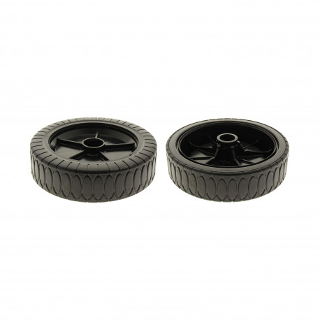 Roue arrière 210 mm pour tondeuse GGP équipée douilles ou bagues de roue Roue arrière 210 mm pour tondeuse GGP équipée douilles ou bagues de roue