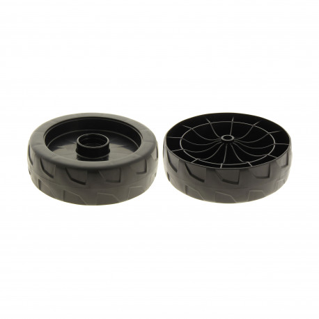 Roue avant pour tondeuse à gazon. Diamètre 150 mm pour serie GGP EL38 Roue avant pour tondeuse à gazon. Diamètre 150 mm pour serie GGP EL38