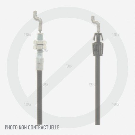 Cable d'avancement ou traction pour tondeuse Auchan T1600