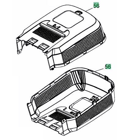 Bac de ramassage pour tondeuse MTD Smart 32 E, commandez 2 pièces pour un bac complet