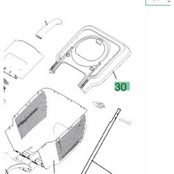 Couvercle de bac pour tondeuse MTD LE 3210