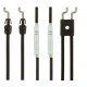 Cable traction et frein pour Id Tech IDT 175 SUB 48, Lawnmaster LM 48 / 53 SP HW