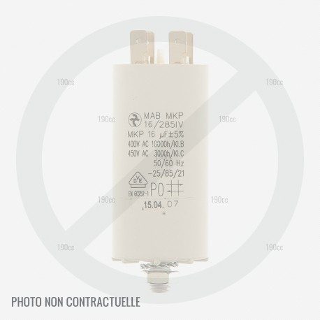 Condensateur pour tondeuse Outils Wolf NTCE1 (16 µF)