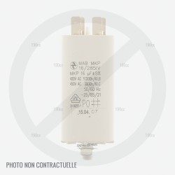 Condensateur tondeuse Alko 40E, 42E, 46E, HVC 380 E / 480 E, Valgarden Condensateur tondeuse Alko 40E, 42E, 46E, HVC 380 E / 480 E, Valgarden