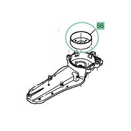 Cloche d'embrayage pour taille haie MTD GHT 55/28