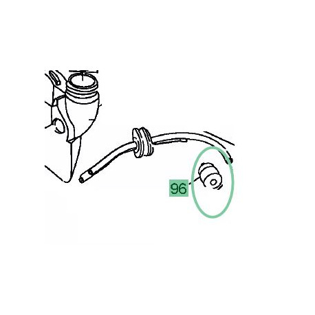 Bouchon De Réservoir De Carburant Noir - Pour Taille-haie, Débroussailleuse, Diamètre 45 Mm