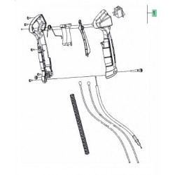 Poignée de gaz pour débroussailleuse Mastercut 2026 B Poignée de gaz pour débroussailleuse Mastercut 2026 B