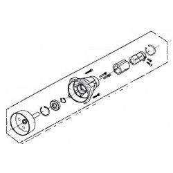 Cloche embrayage débroussailleuse MTD 1035 K, 1043 et 1045 K Cloche embrayage débroussailleuse MTD 1035 K, 1043 et 1045 K