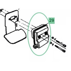 Silencieux pour débroussailleuse MTD Smart BC 26, Smart BC 26 D