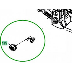 Bouchon de reservoir pour tronçonneuse MTD GCS 4600/45
