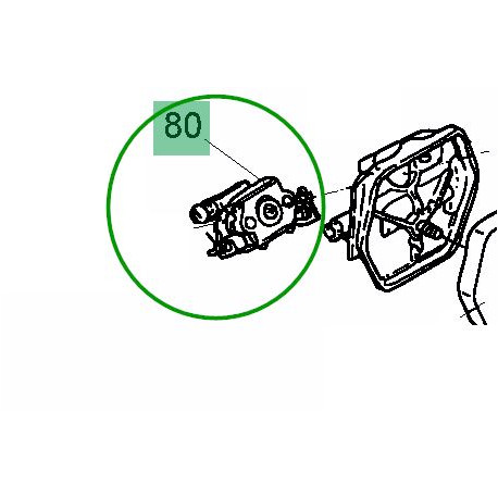 Carburateur pour tronçonneuse élagueuse MTD GCS 2500/25 T