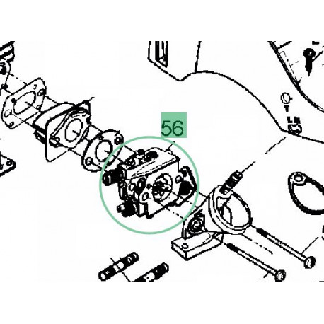 Carburateur pour tronçonneuse MTD GCS 3800/35