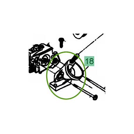 Coude admission tronçonneuse MTD GCS 3800/35, GCS 4100/40