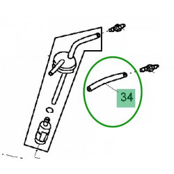 Tuyau essence reservoir tronçonneuse MTD GCS 2500/25 T