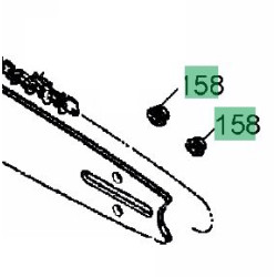 Ecrou guide tronçonneuse MTD GCS 3800/35, GCS 4100/40, GCS 4600/45