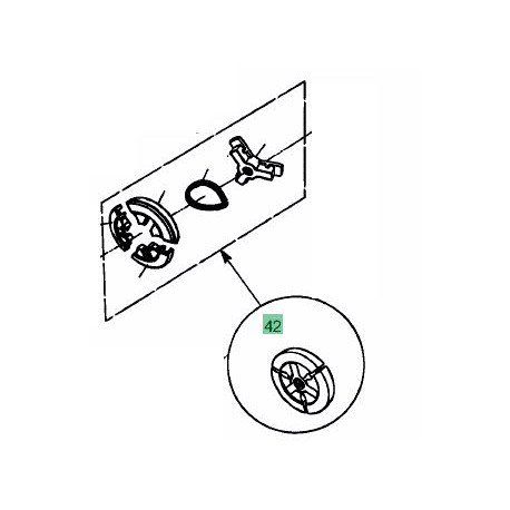 Embrayage pour tronçonneuse GS 4600/45 (jusqu'à 2015)