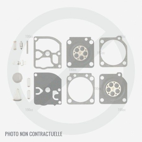 Kit reparation carburateur tronçonneuse Stiga SP 46 et SP 52 Kit reparation carburateur tronçonneuse Stiga SP 46 et SP 52