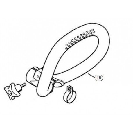 Poignée Stihl pour débroussailleuse FS 38, 40, 45 et FS 50 Poignée Stihl pour débroussailleuse FS 38, 40, 45 et FS 50