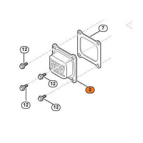 Cache culbuteur pour moteur Viking EVC 200.0 Cache culbuteur pour moteur Viking EVC 200.0
