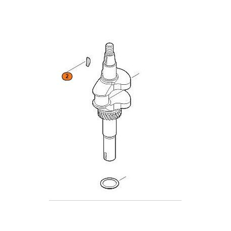 Clavette allumage pour moteur Viking EVC 200 Clavette allumage pour moteur Viking EVC 200