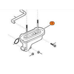 Embase de filtre à air pour moteur Viking EVC 4000