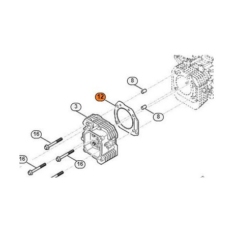 Joint de culasse pour tracteur Viking à moteur EVC 4000