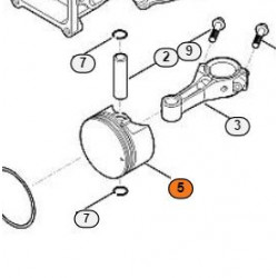 Piston pour moteur Viking EVC 200