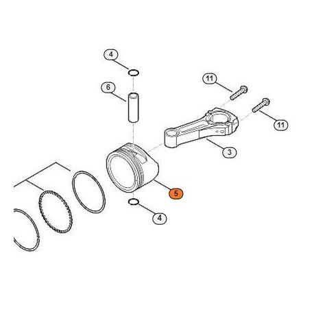 Piston moteur autoportée Viking EVC 4000