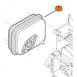 Pot echappement moteur Viking EVC 200.0