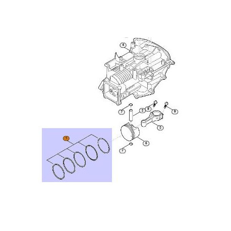 Segment moteur tondeuse Viking EVC200