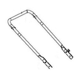 Guidon inférieur pour tondeuse Greatland et Id tech