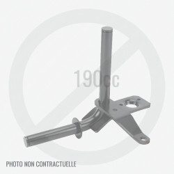 Fusée de roue gauche pour autoportée Mc Culloch M125-85F / FH