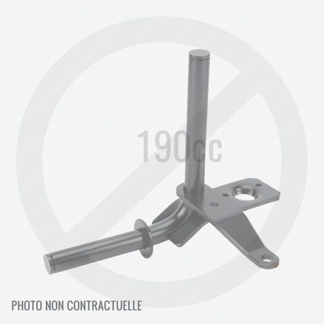 Fusée de roue gauche pour autoportée Mc Culloch M125-85F / FH