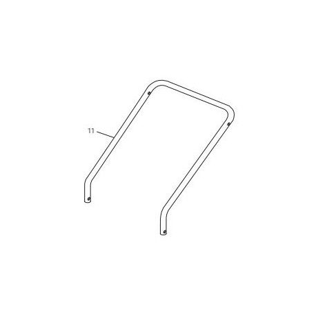 Guidon inferieur GGP SPL 410 Guidon inferieur GGP SPL 410