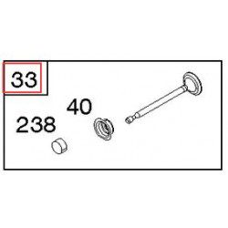 Soupape echappement Briggs Stratton 450E Series, 500E Series, 550E Series OHV, 575EX Series Soupape echappement Briggs Stratton 450E Series, 500E Series, 550E Series OHV, 575EX Series