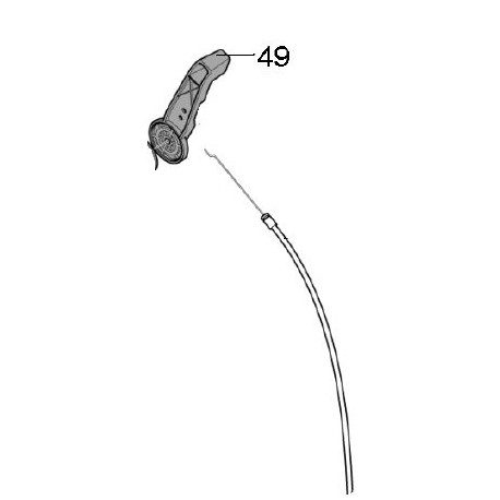 Manette gaz tondeuse Sterkins / Sterwins