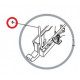 Tige armature de bac de tondeuse GGP
