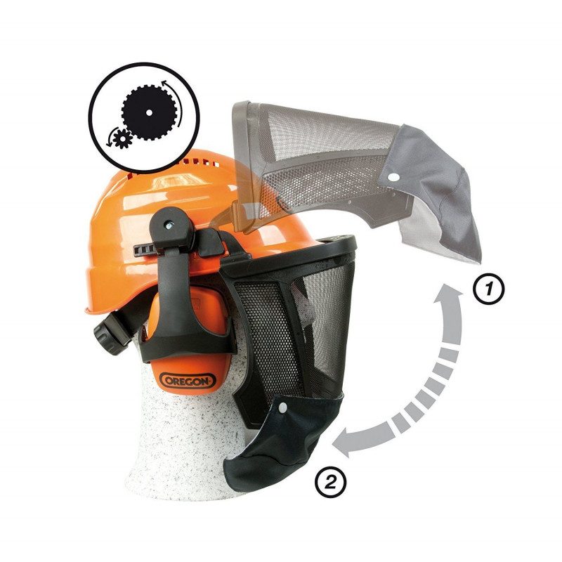 Casque forestier de protection 3 en 1