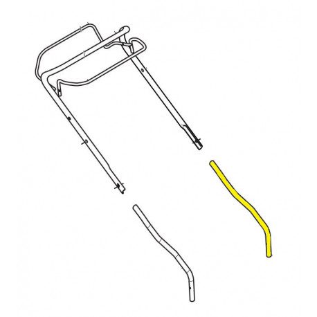 Embase de guidon inférieur gauche pour GGP EPL 424 Embase de guidon inférieur gauche pour GGP EPL 424