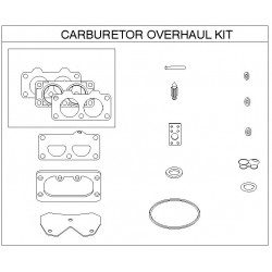 Kit carburateur Briggs Stratton Commercial Series 8270 V Twin OHV Kit carburateur Briggs Stratton Commercial Series 8270 V Twin OHV