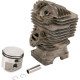 Cylindre piston Stihl MS 271, MS 271 CBE, ancienne version diam 44.7 mm