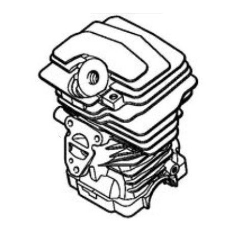 Cylindre piston Stihl MS 231, MS 231 CBE, MS 231 CBEQ, diamètre 41.5 mm