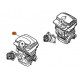 Cylindre piston Stihl MS 251, MS 251 CBE, MS 251 CBEQ, ancienne version diam 44 mm