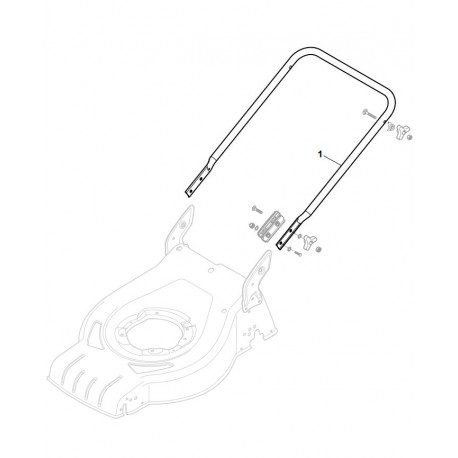 Mancheron de guidon GGP pour tondeuse à gazon