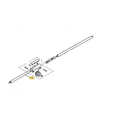 Ensemble tube et flexible inférieur pour débroussailleuse Castel, Alpina Ensemble tube et flexible inférieur pour débroussailleuse Castel, Alpina