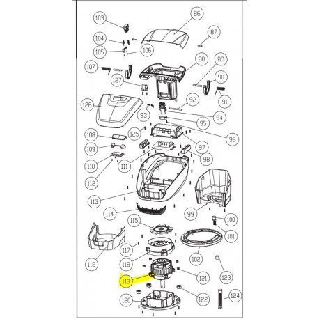 Moteur pour tondeuse Inventiv B4046 T Moteur pour tondeuse Inventiv B4046 T